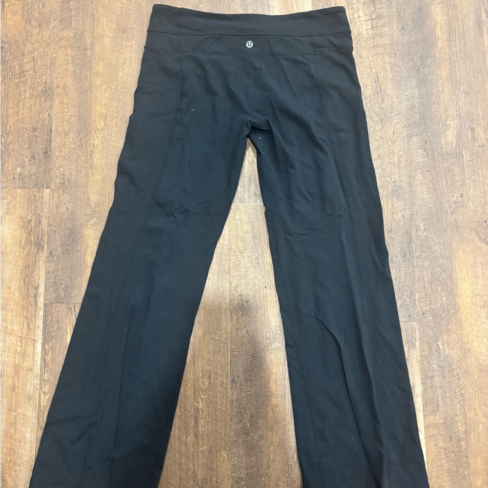 lululemon athletica Black Boot Cut Pants